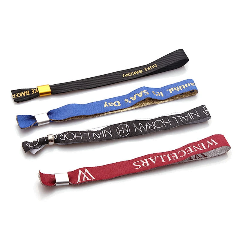 Fashion factory directly wholesale cheap club wrist bands with custom print logo