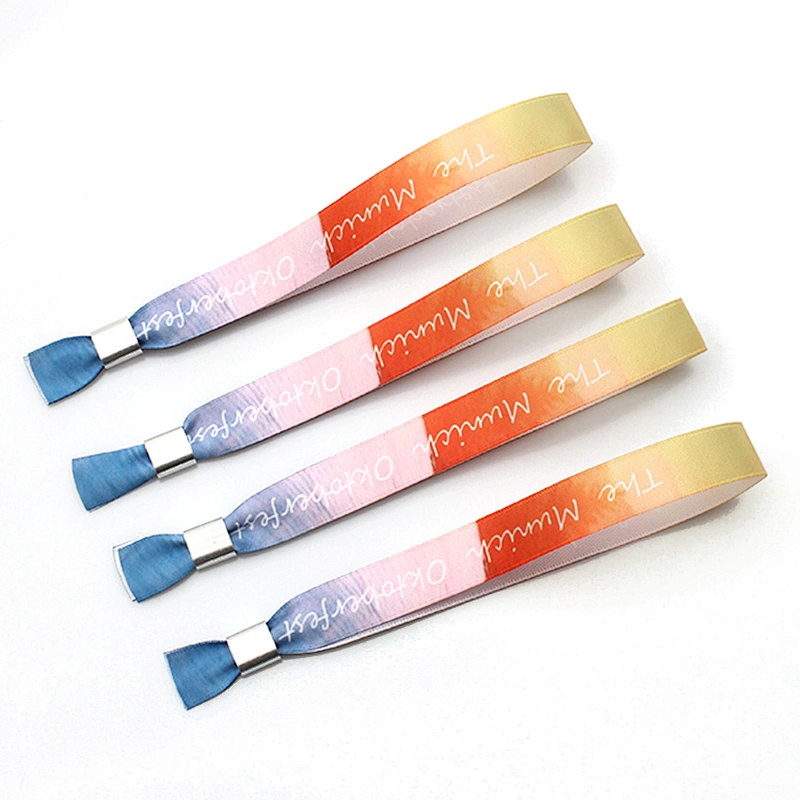 Hot Sale Polyester Dye Sublimation Festival Wristband According To Your Request