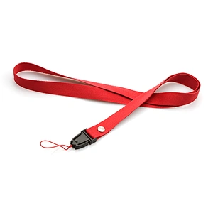 Pure color custom printed design polyester lanyards