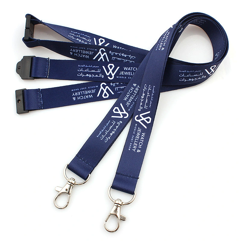 Polyester printed lanyard with customized logo