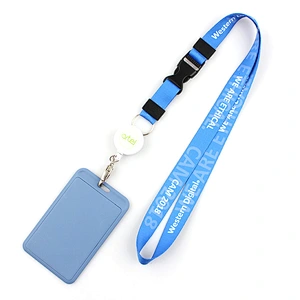 New yoyo badge reel printed lanyard no minimum order