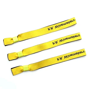 Hot Selling Woven Wristband As Giveaway Gift Items