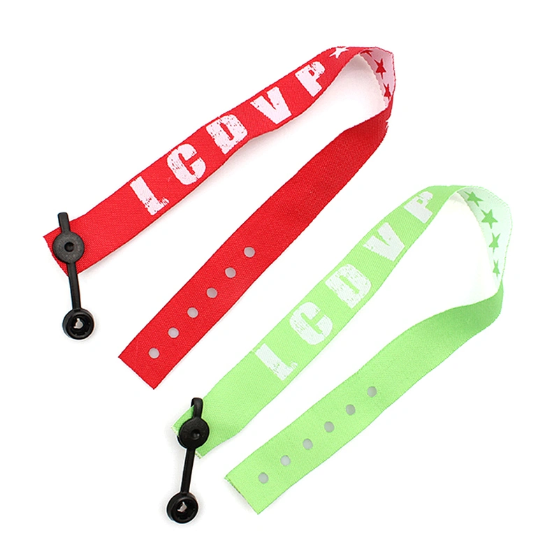 Hot selling personalized business gift artificial woven wristbands with logo
