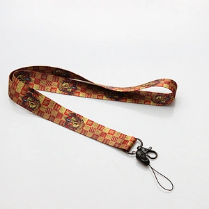 Wholesale custom logo printed food grade coffee thick lanyards for keys