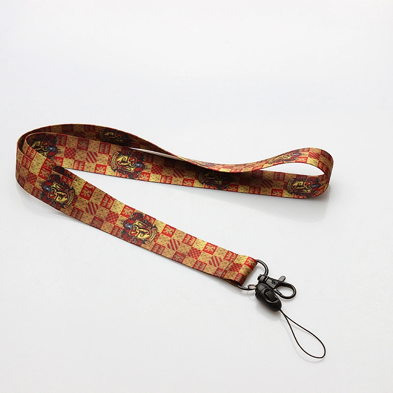 Wholesale custom logo printed food grade coffee thick lanyards for keys