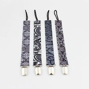 2019 baby chain ribbon dummy holder soother pacifier clips