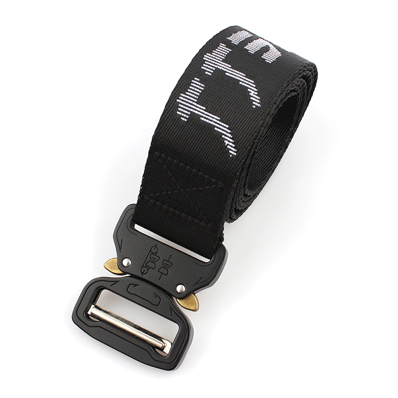 Woven fabric custom logo durable adjustable belt with high quality
