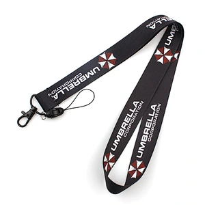 Cheap custom polyester security lanyard heat press
