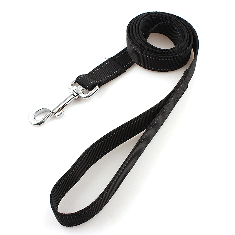 Factory custom accept price reflective black dog leash