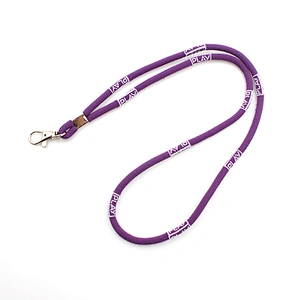 Good reputation high-end woven custom cord lanyard with sample free