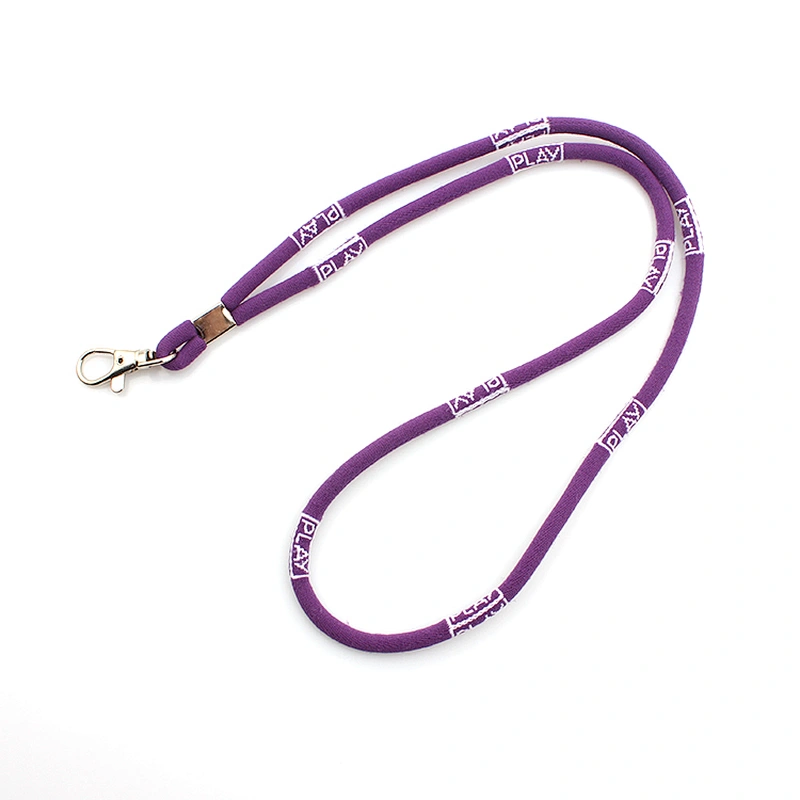 Good reputation high-end woven custom cord lanyard with sample free