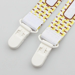 Soother Dummy Pattern Print Newborn Baby Pacifier Clip
