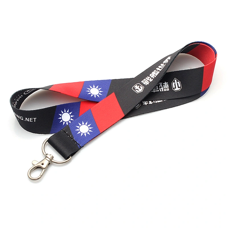 Custom your logo professional sublimation printing lanyards for conference