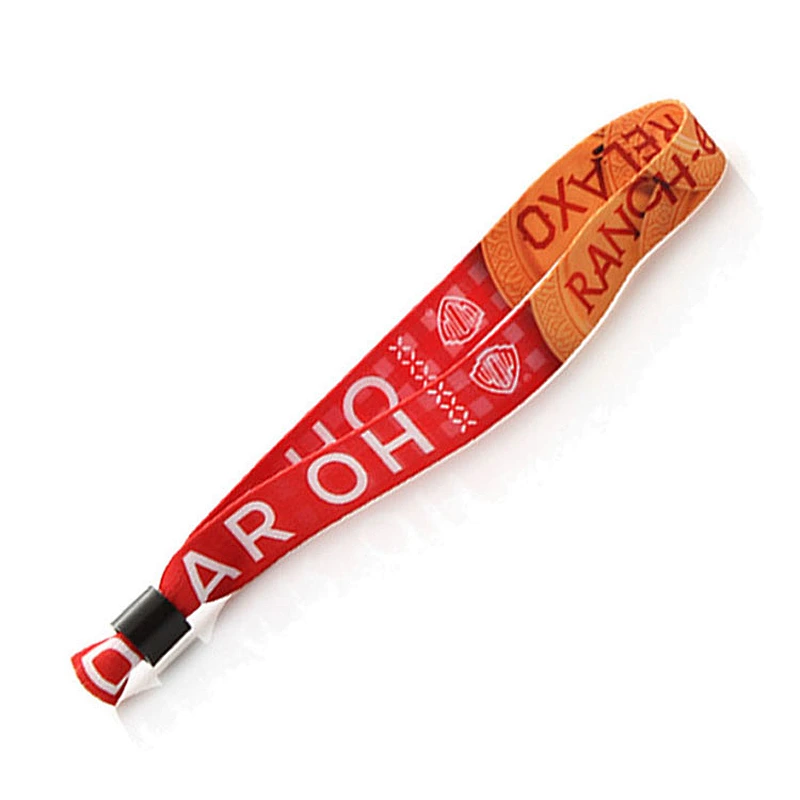 Soft festival beautiful polyester wristbands for decoration
