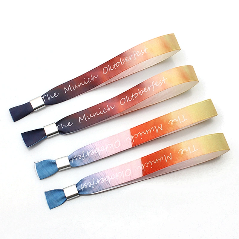 Factory wholesale custom heat transfer wristband no minimum order