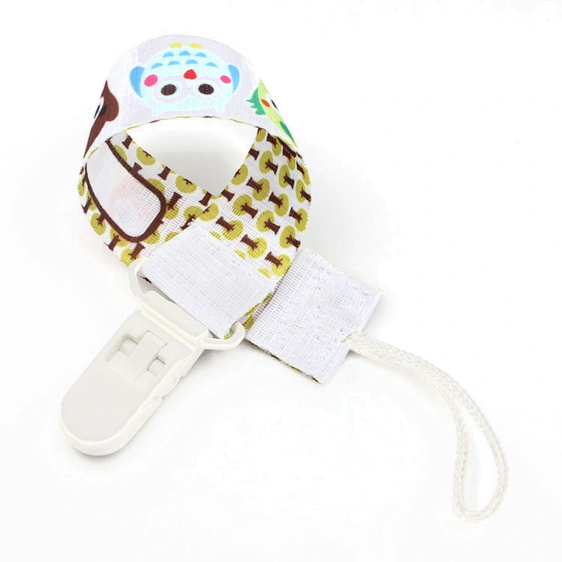 Soother Dummy Pattern Print Newborn Baby Pacifier Clip