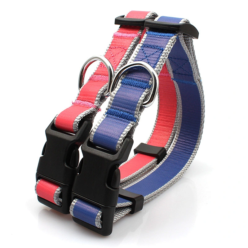 Reflective tape for dog collar with breakaway buckle