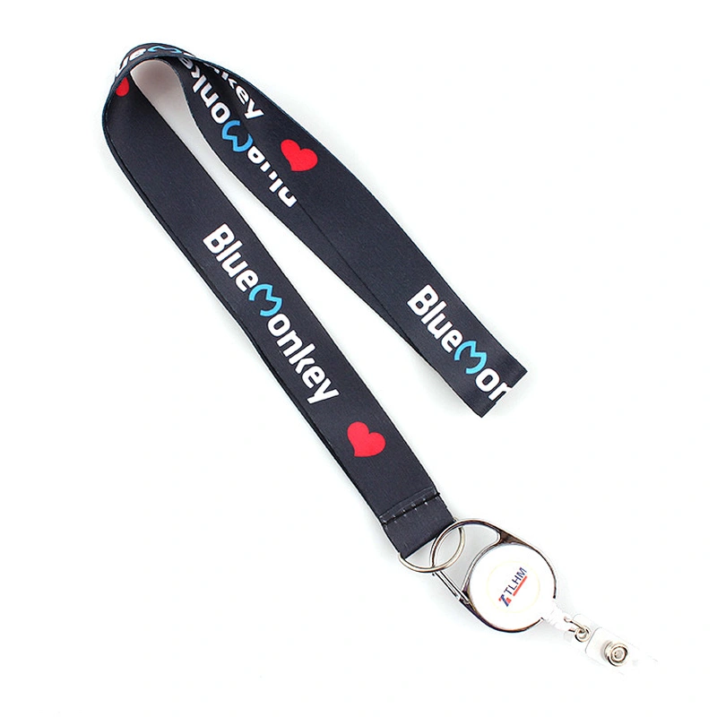 Promotional Custom Fashion Fabric Customized Lanyard Badge Holder