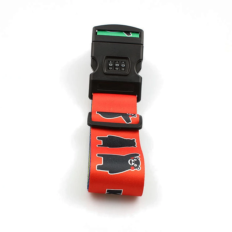 Polyester password lock webbing for travel suitcase luggage strap