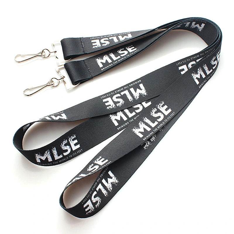 Recycled PET printed lanyards with logo custom
