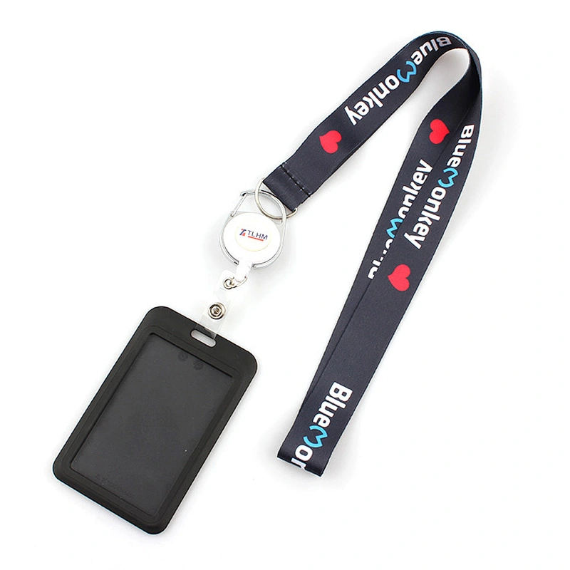 Promotional Custom Fashion Fabric Customized Lanyard Badge Holder
