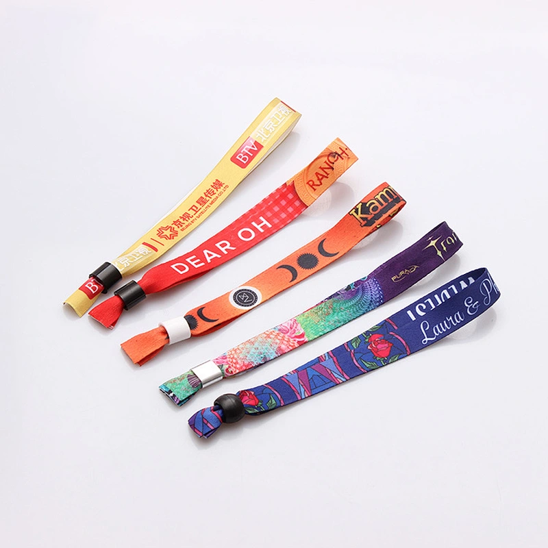 Music Party Ribbon Stain Bracelet with Cool Logo Promo Product Made in China