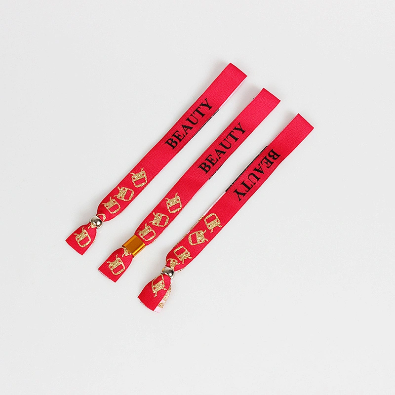 Fabric eco-friendly bracelet wristband for one time use & sample free