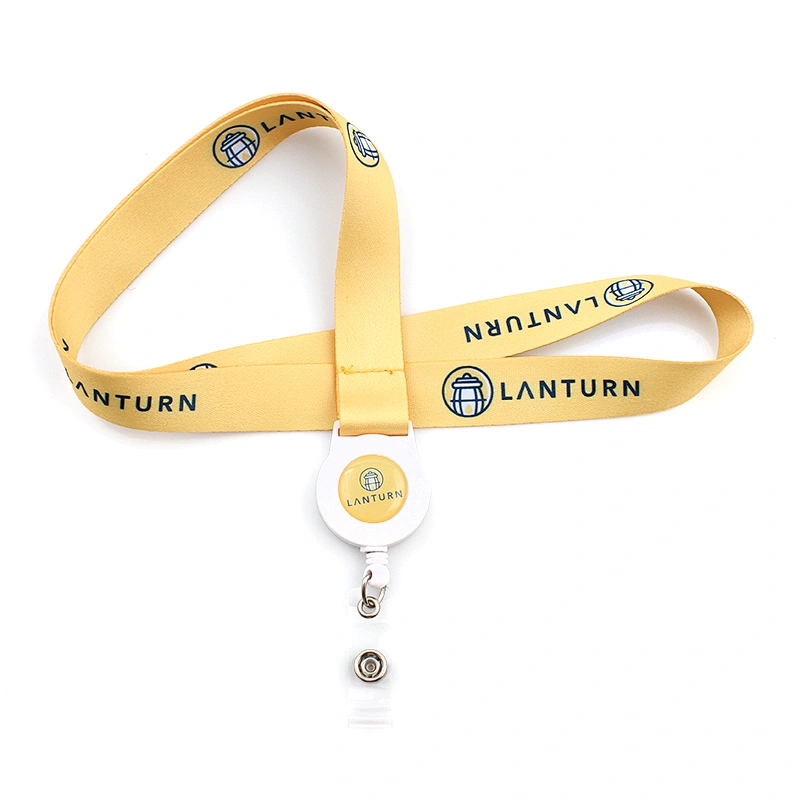 New designed custom breakaway buckle id badge holder colorful neck lanyards