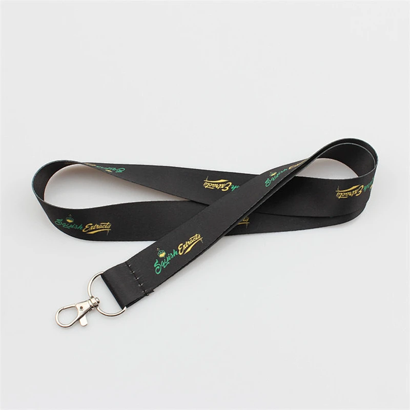 Hot sales heated transfer polyester customized logo printing cool Lanyards for car keys