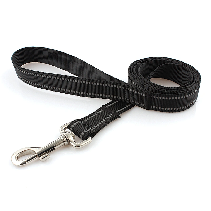 Pet product custom logo durable reflective nylon dog leash