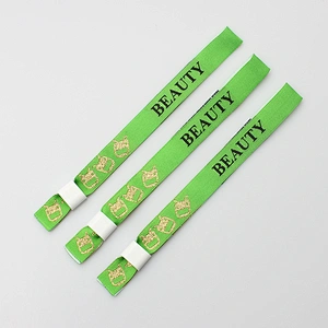 Custom jacquard&woven webbing wristband with design you logo