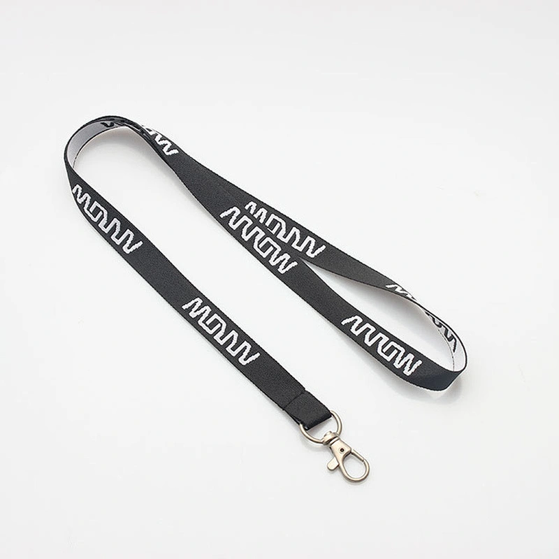 Fast delivery top supplier woven keycord lanyard with key ring