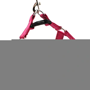 Adjustable Heavy Duty Pink Dog Harness for Training Walking Running