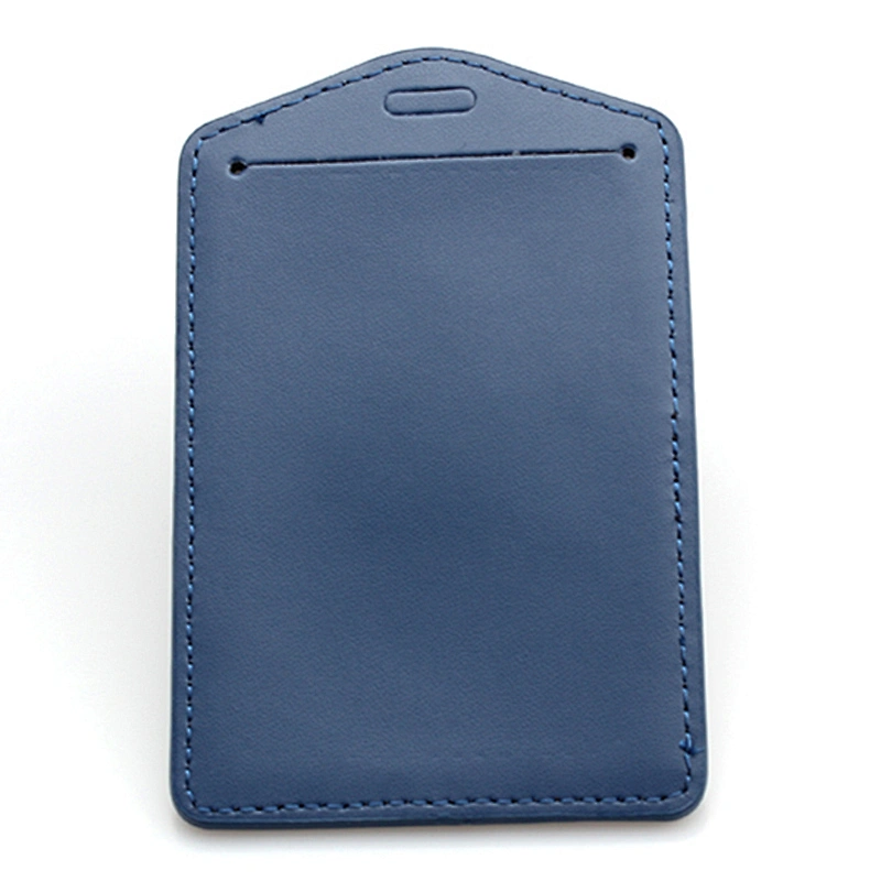 High quality Id card PU badge holder supplier