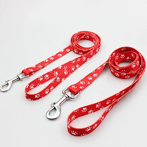 Custom heat transfer logo sublimation dog leash