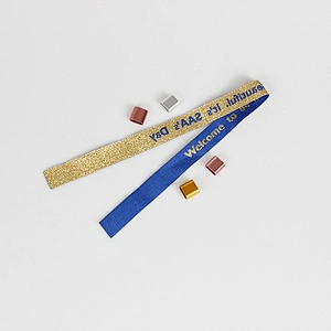 Fabric eco-friendly bracelet wristband for one time use & sample free