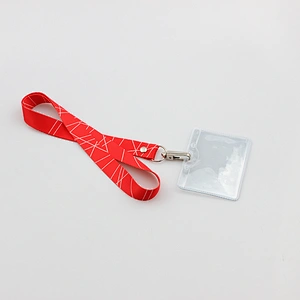 Wholesale Top Quality Custom Design polyester Lanyard For ID Card Badge Holder