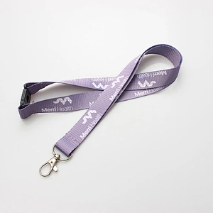 Made in China good quality custom metal hook lanyard
