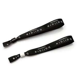 Eco-friendly comfortable custom silk screen wristband no minimum order
