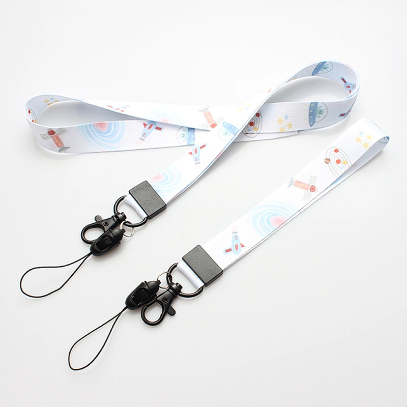 Personalized logo cheap neck printed custom polyester lanyards