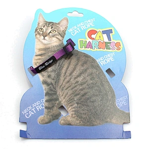 Custom polyester durable safety breakaway buckle cat collar