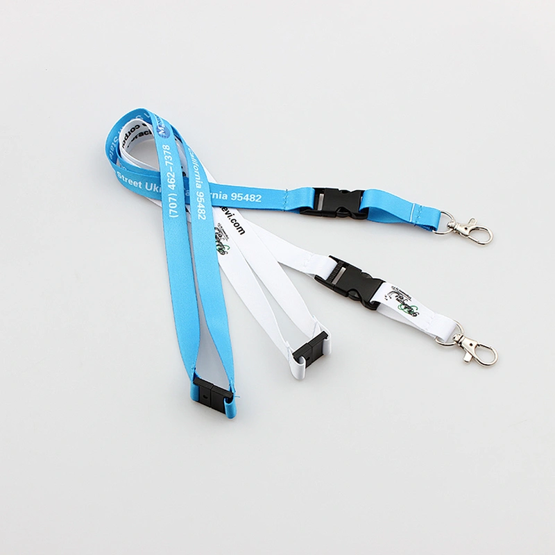 Company usage dye sublimation printing custom lanyards