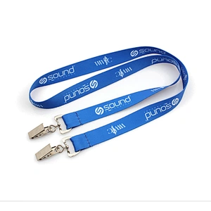 Heat transfer golf bangladesh lanyards with alligator clips
