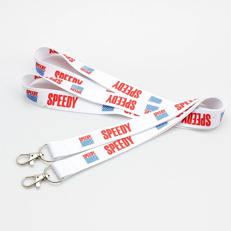 2019 promotional custom printed polyester lanyard snap hook