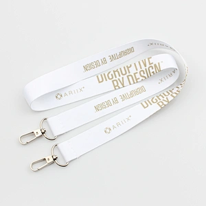 No minimum order red sublimation printing polyester neck lanyard