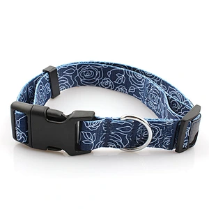 Small used plastic buckle dog training collar