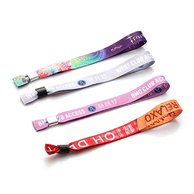 Music Party Ribbon Stain Bracelet with Cool Logo Promo Product Made in China