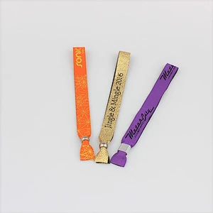 Flower Pattern Woven Girls Friendship Bracelets Sample Free