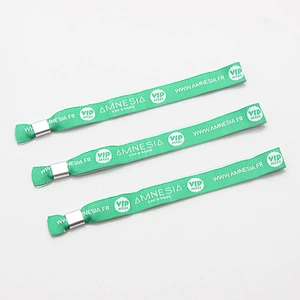 Custom jacquard&woven webbing wristband with design you logo