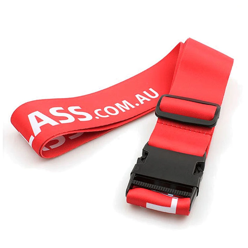 High Quality Locking Airport Polyester Suitcase Strap Baggage Backpack Colorful Belt